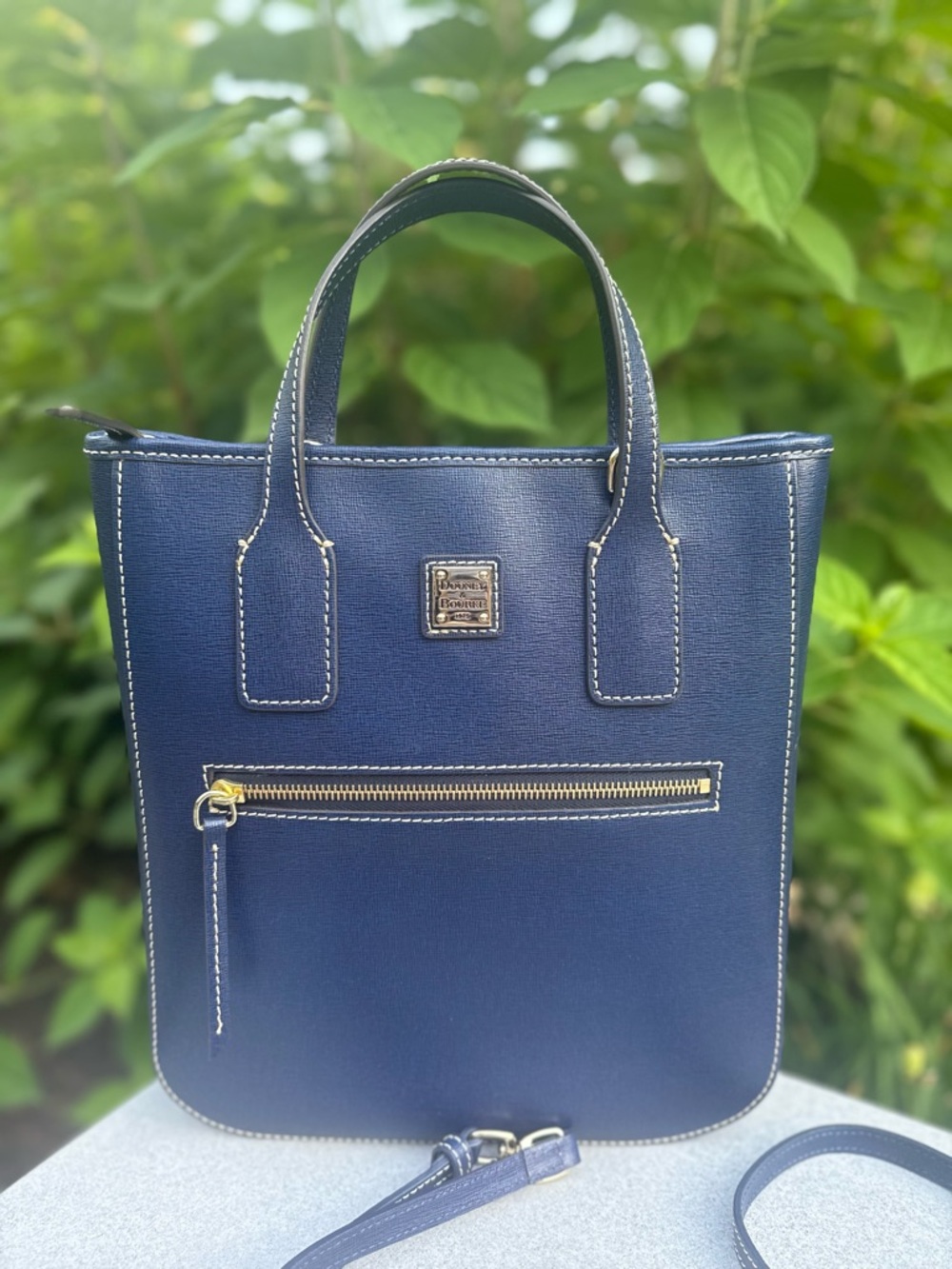 Dooney & Bourke Saffiano Leather Handle Tote